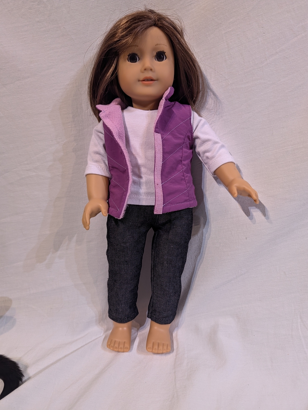 American Girl Doll 18" Brown-Haired, Brown-Eyed Girl with Clothes